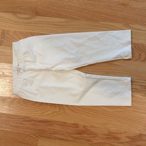 Hanna Andersson 6-7 Classic Fit White Capri Leggings